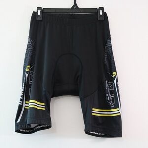Spooned Shorts Padded Cycling Men's Sz XL Riding Black
